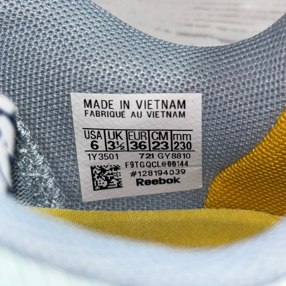 Reebok Nano X1 Vegan Nat Geo Arctic Tundra Light Blue Womens Sneaker Size 6 - Picture 16 of 16